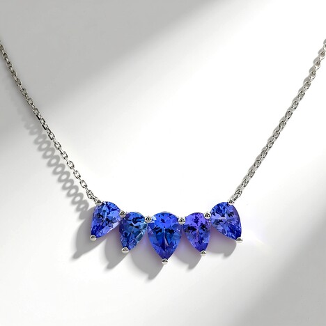 Collana in oro con Tanzanite AAA (CIRARI)