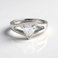 Anello in argento con Topazio Bianco