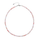Collana in argento con Opale Andino Rosa
