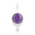 Ciondolo in argento con Charoite