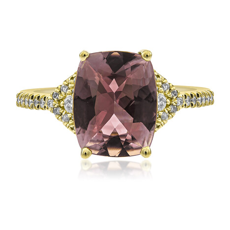 Anello in oro con Tormalina Neon del Congo (CIRARI)