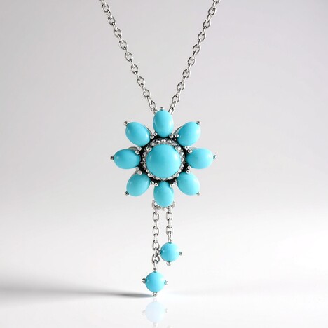 Collana in argento con Turchese Sleeping Beauty (Faszination Türkis)