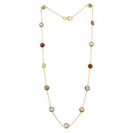 Collana in argento con Citrino
