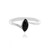 Bague en argent et Onyx noir