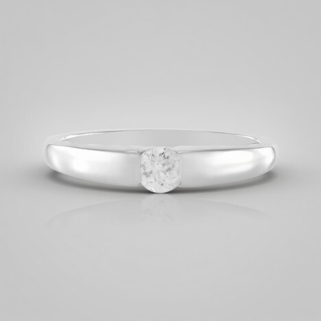 Anello in argento con Zircone