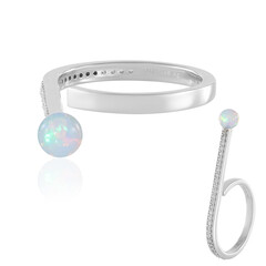 Welo-Opal-Silberring (de Melo Essence)