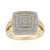 Bague en argent et Diamant I3 (I)
