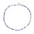 Blue Lace Agate Silver Necklace