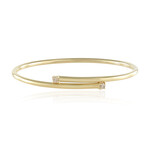 Brazalete en plata con Diamante chocolate I2