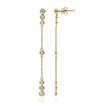 Boucles d'oreilles en or et Diamant SI2 (H) (CIRARI)
