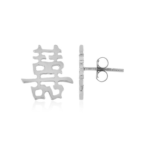 Silberohrringe (Glück zur Hochzeit)