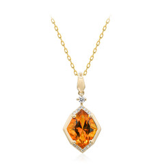 Collana in oro con Citrino (CIRARI)
