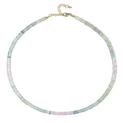 Collier en argent et Béryl fantaisie