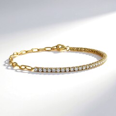 Bracciale in oro con Diamante SI1 (H) (CIRARI)
