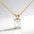 Collana in argento con Topazio Bianco