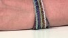 Zilveren armband met magenta granaten