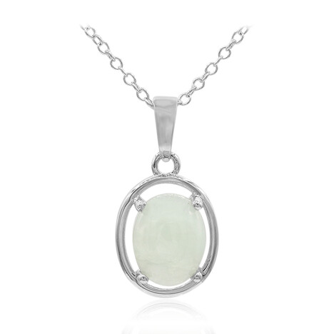 Aquamarine Silver Necklace