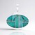 Ciondolo in argento con Turchese Kingman Mohave Blu (Jones Lee)