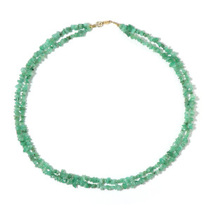 Collana in argento con Smeraldo Brasiliano