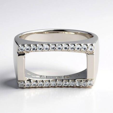 Anello in argento con Zircone