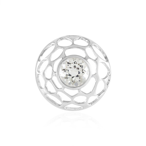 Colgante en plata con Topacio blanco (MONOSONO COLLECTION)