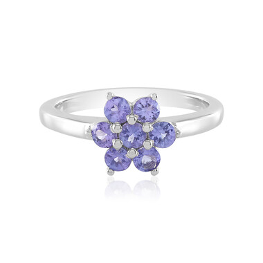 Anello in argento con Tanzanite