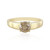 Anello in oro con Diamante Champagne I2 (de Melo Gold)