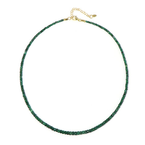 Smaragd-Silberhalskette