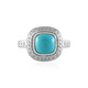 Anello in argento con Turchese Sleeping Beauty
