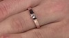 Zilveren ring met een morganiet