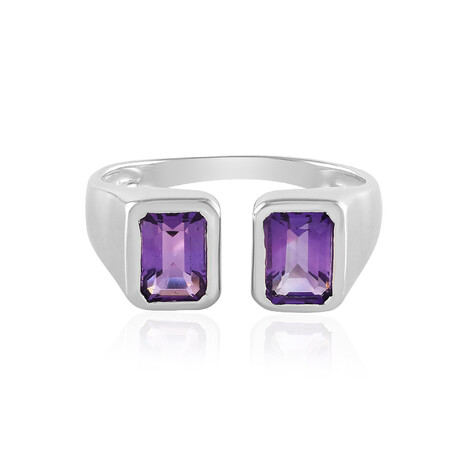Sibirischer Amethyst-Silberring