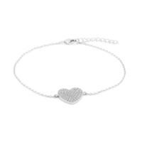 Bracelet en argent et Zircon