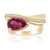 9K Tanga Garnet Gold Ring (de Melo Gold)