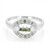 Bague en argent et Diamant fantaisie
