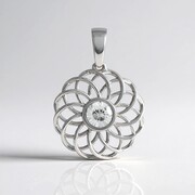 Zirkon-Silberanhänger (Ornaments by de Melo)