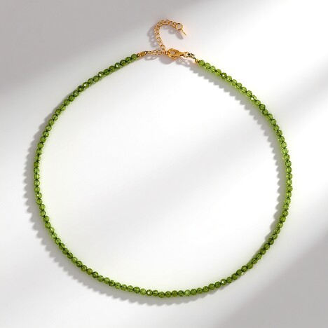 Collier en argent et Péridot