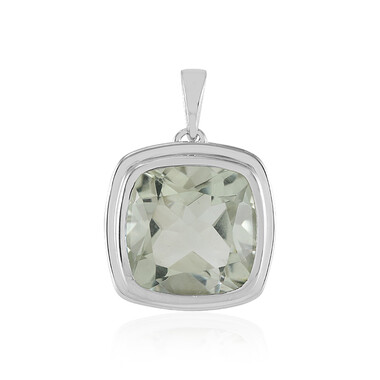 Pendentif en argent et Améthyste verte