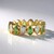 Anello in oro con Tsavorite della Tanzania (de Melo Gold)