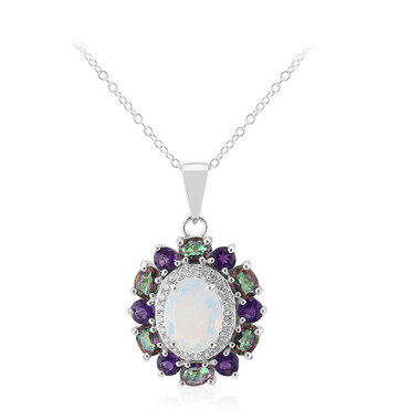 Welo-Opal-Silberhalskette