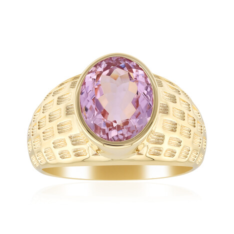 Zilveren ring met een kunziet