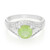 Prehnite Silver Ring