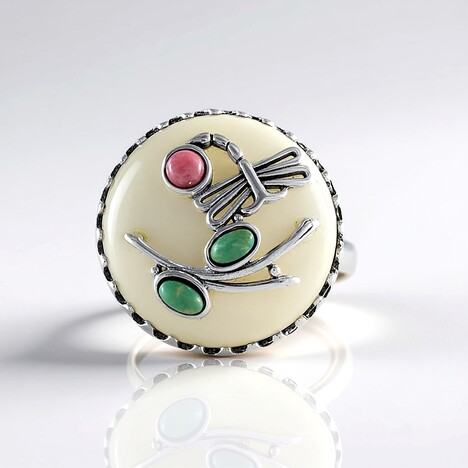Anello in argento con Madreperla (Desert Chic)