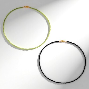 Collar en plata con Peridoto