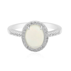 Bague en argent et Opale Welo