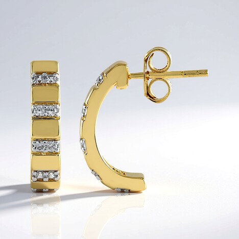 Orecchini in argento con Zircone