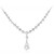 Collar en plata con Topacio blanco