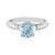 Sky Blue Topaz Silver Ring