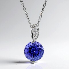 Collana in oro con Tanzanite AAA (CIRARI)