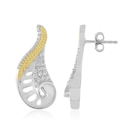 Orecchini in argento con Zircone (MONOSONO COLLECTION)