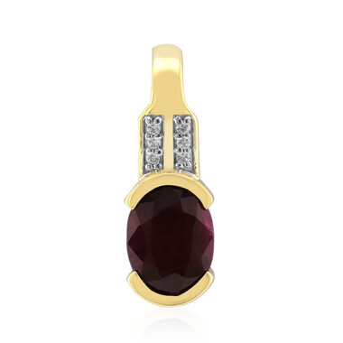 Pendentif en or et Rubis de Birmanie